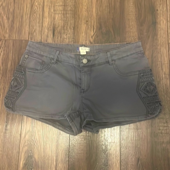Grey Roxy Shorts - Picture 1 of 4